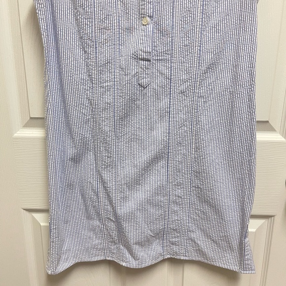 San Cristobal Seersucker Guayabera Dress - Picture 3 of 11